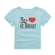 【St.Bonalt 聖伯納】印花涼感速乾圓領T恤│兒童 8058(吸濕 排汗 速乾 透氣 涼感 兒童 短袖)