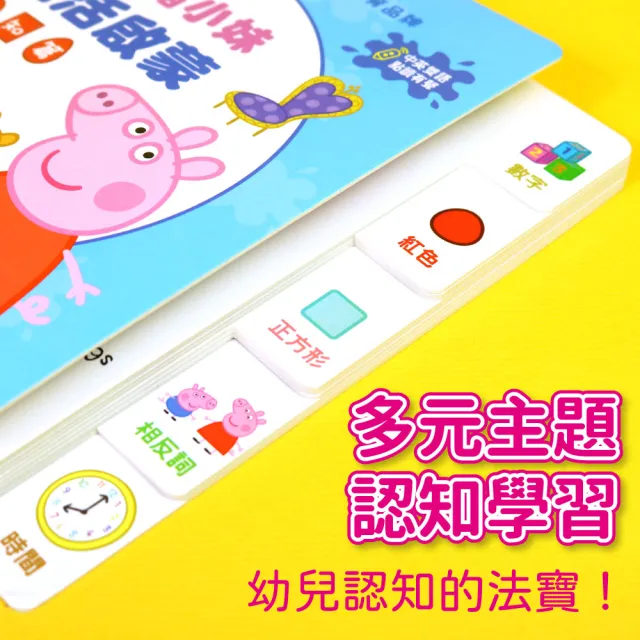 【華碩文化】｜Peppa Pig 點讀系列｜ 粉紅豬小妹生活啟蒙認知篇(不含點讀筆)