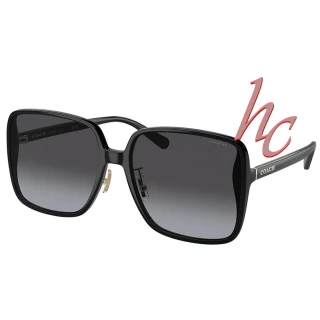 【COACH】亞洲版 時尚太陽眼鏡 典雅簡約設計 HC8368D 50028G 黑框漸層灰鏡片 公司貨