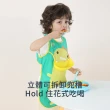 【親親寶貝】防水防油三合一兒童圍裙+矽膠圍兜(安全材質 圍兜衣 畫畫衣 吃飯衣)