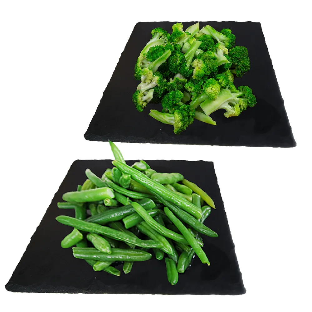 【老爸ㄟ廚房】鮮凍蔬菜青花菜/四季豆 任選10包(500G±3%/包)