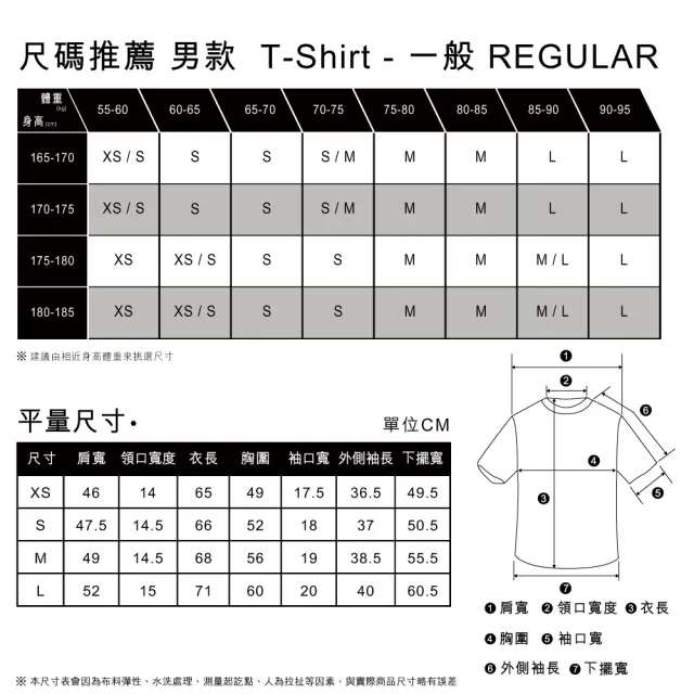 【LEVIS 官方旗艦】男 重磅寬鬆版短袖條紋T恤/精工迷你刺繡Logo/217GSM厚棉 黑橘粉 熱賣單品 A0637-0067