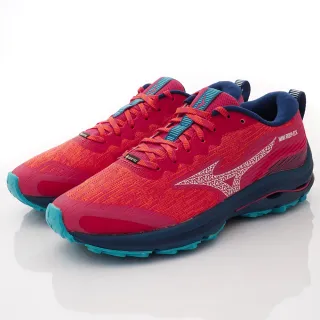 【MIZUNO 美津濃】RIDER GORE-TEX女慢跑鞋(J1GD227922紅-23.5-26cm)