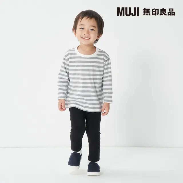 【MUJI 無印良品】幼兒棉混聚酯纖維高腰彈性緊身褲(共5色)