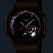 【CASIO 卡西歐】太陽能雙顯腕錶 金  44.4mm(GM-B2100GD-9A)