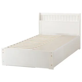 【NITORI 宜得利家居】◎實木雙人床座 床架 T SPIETH3 BOX WW 松木 抽屜型(實木 床座 床架 SPIETH3)