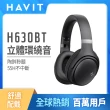 【Havit 海威特】環繞立體音高續航耳罩式藍牙耳機H630BT(55H高續航/高回彈氣墊/4種聆聽模式/舒適配戴)