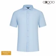 【G2000】單色紗短袖上班襯衫-藍色(2613187270)