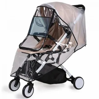 【Play by Play | 玩生活】嬰兒推車遮雨罩(嬰兒推車防風罩 防雨罩 嬰兒車雨罩 EVA推車雨罩)