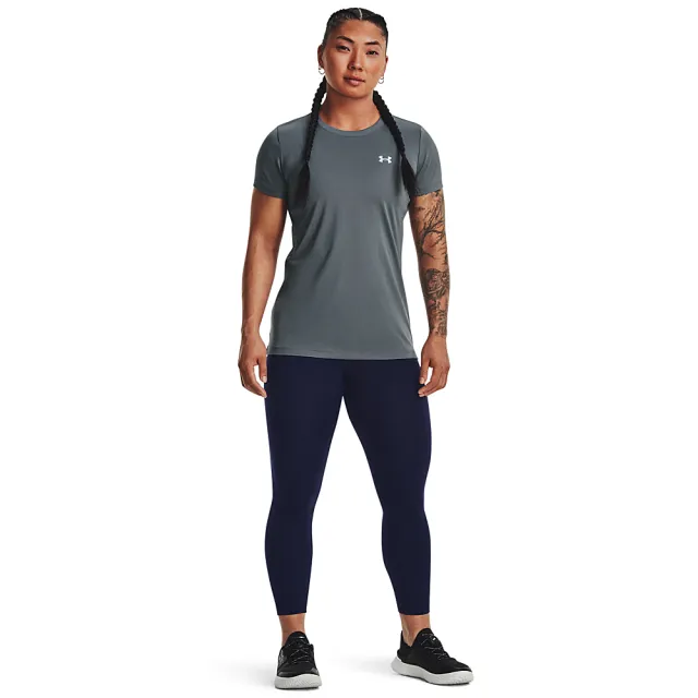 【UNDER ARMOUR】UA 女 Tech 短T-Shirt_1277207-002(灰)