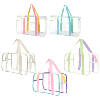 【DREAMCATCHER】沙灘透明防水包 全包款(沙灘包/防水包/游泳包/果凍包/透明收納包)