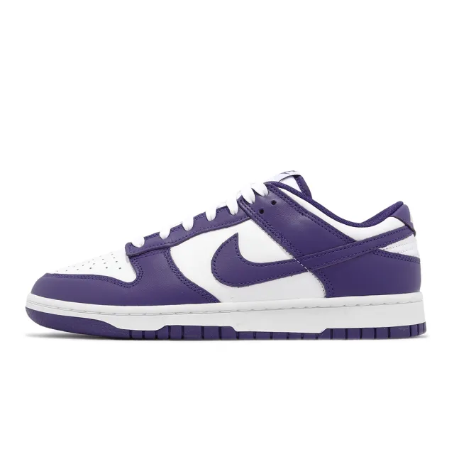 【NIKE 耐吉】Dunk Low 男鞋 女鞋 紫 葡萄紫 白 休閒鞋 Court Purple(DD1391-104)