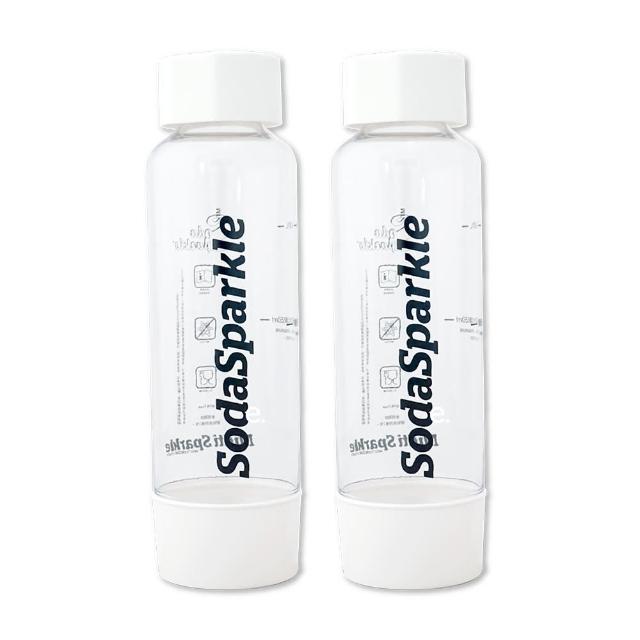 【SodaSparkle】專用TRITAN氣泡瓶2入(1L 白)