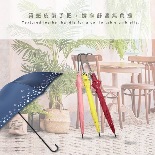 【雨之情】防曬抗風長直傘_天星(雨傘/長傘/防曬/遮陽傘)