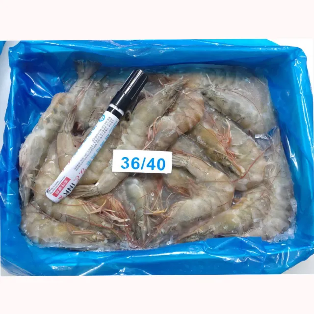 【華得水產】瓜地馬拉特大白蝦2盒(800g土10% 約10-15尾/盒/包冰15%)