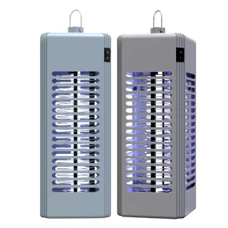 【KINYO】6W電擊式UVA燈管捕蚊燈/滅蚊燈/KL-9644顏色任選(可吊掛/捕蚊小教室)