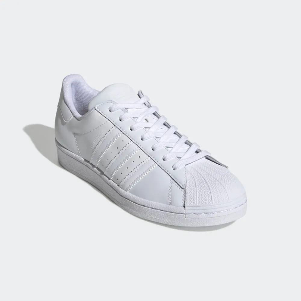 【adidas 愛迪達】SUPERSTAR 全白 男女鞋 穿搭 休閒鞋 貝殼鞋(EG4960 ★)