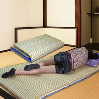 【米夢家居】雙人5尺-涼夏桂竹澎柔透氣棉床墊含記憶枕三件組(台灣製造-外宿必備)