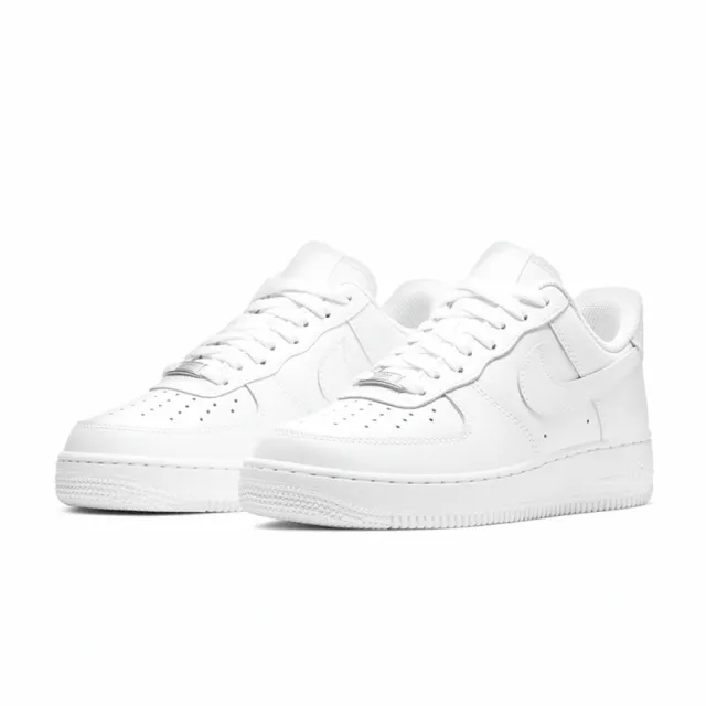 【NIKE 耐吉】休閒鞋 NIKE WMNS AIR FORCE 1′07 全白 休閒鞋 女鞋 DD8959-100