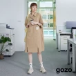【gozo】大口袋前開衩半開襟洋裝(兩色)