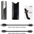 【Netac  台灣公司貨】1TB Type-c USB3.0 GEN2 外接式 行動固態硬碟ZX10(最高讀速1050MB/s 原廠5年保固)