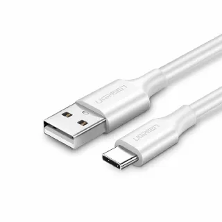 【綠聯】USB-A to Type-C快充傳輸線 升級版(1.5公尺 白色)