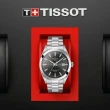 【TISSOT 天梭 官方授權】GENTLEMAN系列 80小時動力儲存 矽游絲機械腕錶 母親節 禮物(T1274071106101)