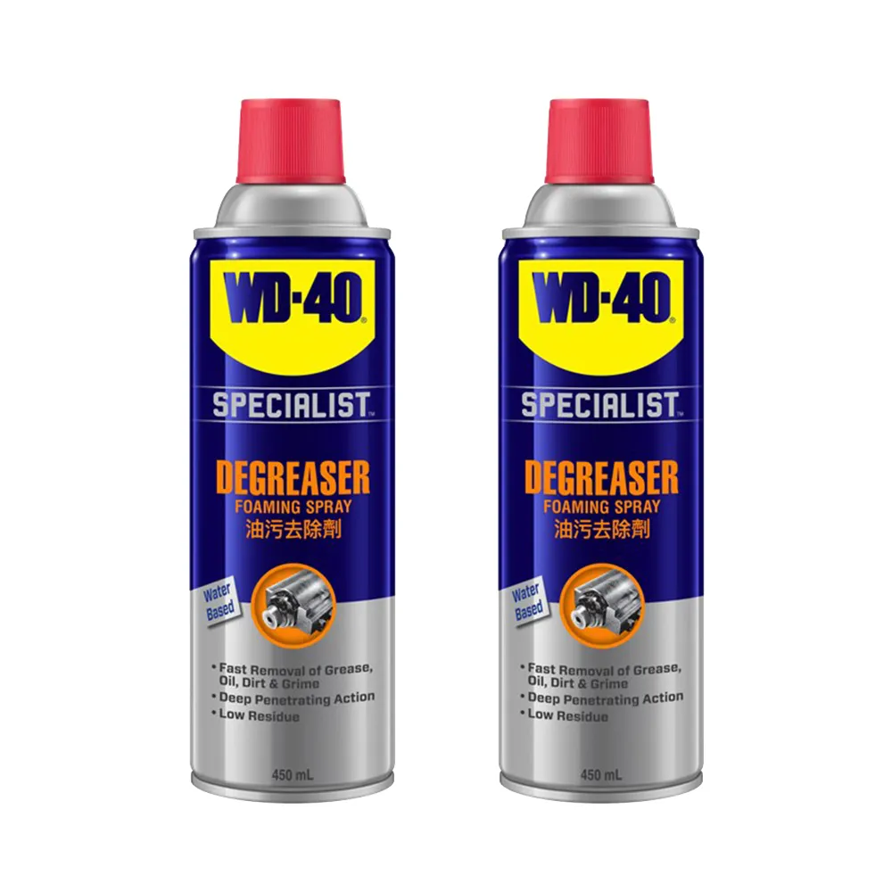 【WD-40】SPECIALIST 水性油污去除劑450ml(2入組)