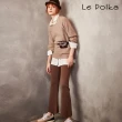 【Le Polka】舒適親膚針織小喇叭長褲-女