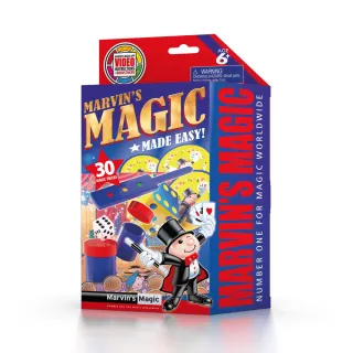 【英國Marvins Magic】6歲掌握技巧 馬文的30個口袋魔術 第3套（紅）含影片和中文操作App(MME3003)