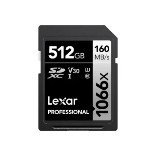 【Lexar 雷克沙】Professional 1066x SDXC UHS-I 512G記憶卡