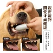 撞色帶柄矽膠指套牙刷-3入(口腔清潔 軟膠 潔牙 梳下巴 手指套 狗狗貓咪 寵物)