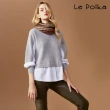 【Le Polka】帥氣滿分皮質窄管長褲/兩色-女