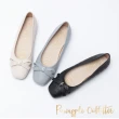 【Pineapple Outfitter】FARUQ 羊皮蝴蝶結平底娃娃鞋(白色)
