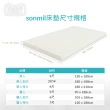 【sonmil】醫療級乳膠床墊 5cm雙人特大床墊7尺 3M吸濕排汗機能