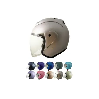 【GP-5】615-R素色 3/4罩 成人R帽(抗UV 鏡片 貓耳 造型 3/4罩式 安全帽 騎士帽 機車用品)