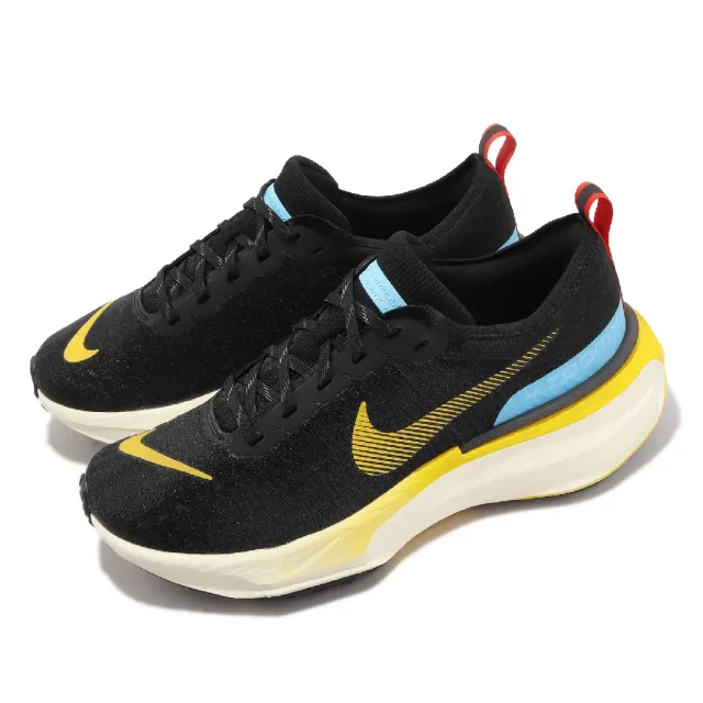 NIKE 耐吉】慢跑鞋Wmns Zoomx Invincible Run FK 3 女鞋黃黑針織鞋面