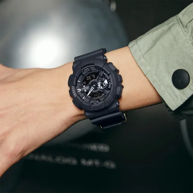 CASIO 卡西歐】G-SHOCK 40周年全黑限量版手錶(GA-114RE-1A) - momo購物