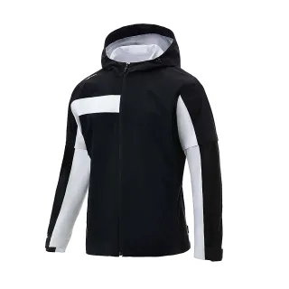 【HONMA 本間高爾夫】男款防雨撞色運動連帽拼雙色外套HMJC302R505(M-XXL 黑色 米)