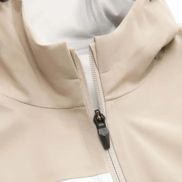 【HONMA 本間高爾夫】男款防雨撞色運動連帽拼雙色外套HMJC302R505(M-XXL 黑色 米)