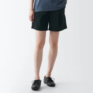 【MUJI 無印良品】女聚酯纖維彈性透氣泡泡紗短褲(共4色)