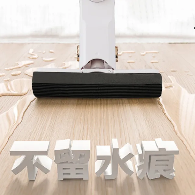 【Kile】懶人手持迷你拖把（附棉頭兩入組）(免手洗 拖把 乾濕兩用 桌面清潔 擦窗擦鏡 海綿拖把)