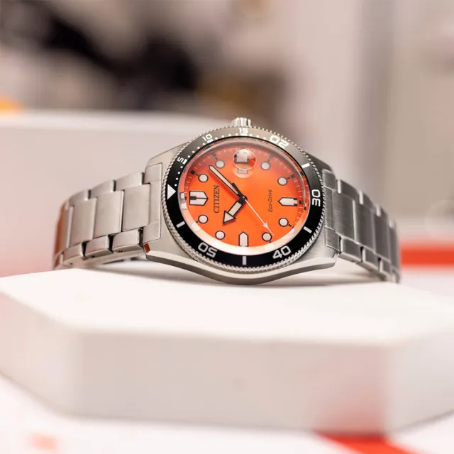 【CITIZEN 星辰】GENTS 大膽玩色潮流男錶/43mm(AW1760-81X)