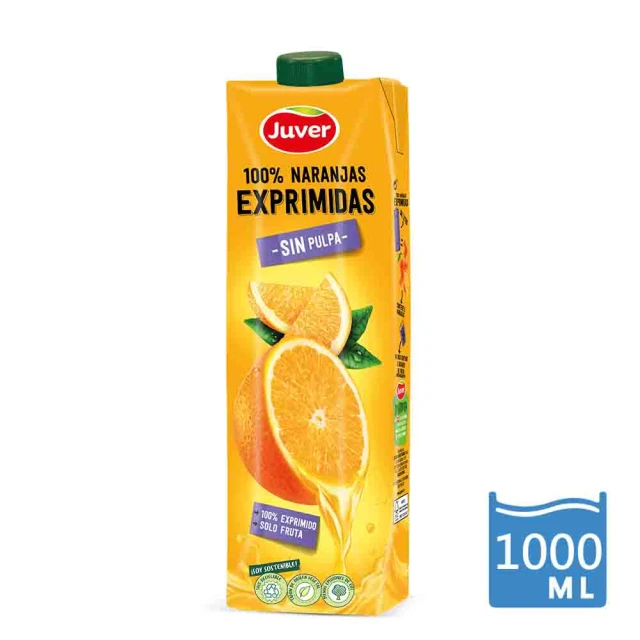 Juver 西班牙茱兒NFC非濃縮還原柳橙汁1LX3優惠推薦