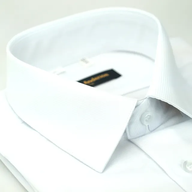 【金安德森】白色斜紋吸排窄版短袖襯衫-fast