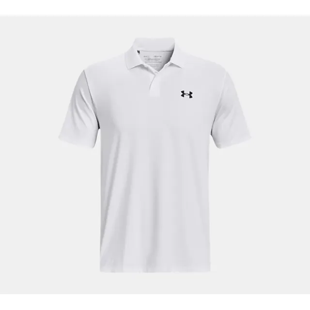 【UNDER ARMOUR】UA 男 Performance 3.0 短POLO 白(1377374-100)