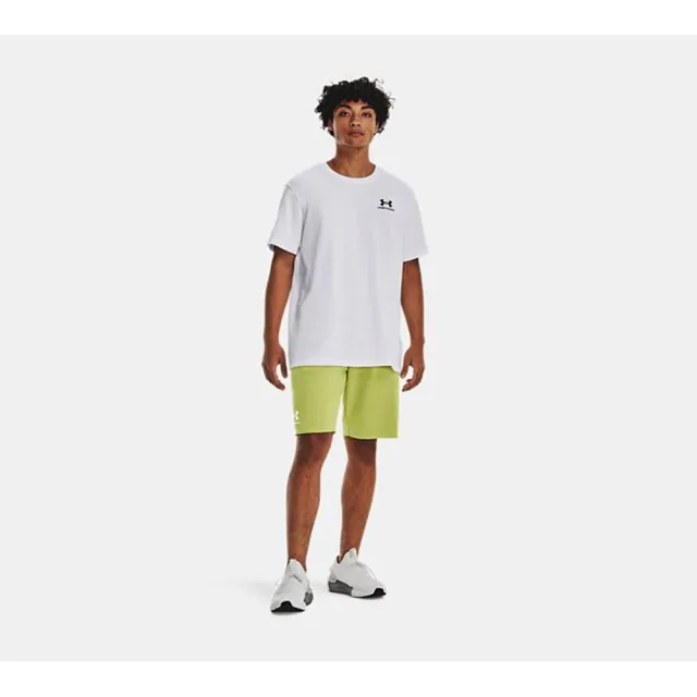【UNDER ARMOUR】UA 男 HEAVYWEIGHT 短T-Shirt 白(1373997-100)