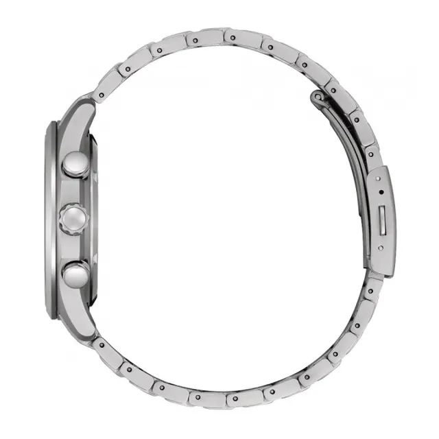 【CITIZEN 星辰】鈦金屬光動能競速腕錶 石英錶-綠/43mm(AT2530-85X)