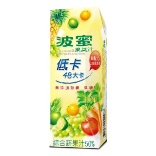 【波蜜】低卡果菜汁250ml(6入/組)