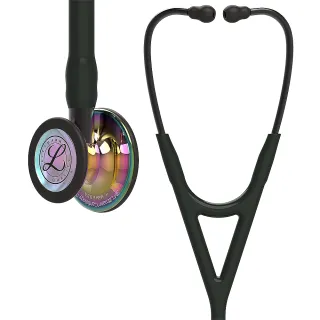 【3M】Littmann 心臟科第四代聽診器 6240 尊爵黑色管(高光炫彩聽頭 煙燻黑金屬杆)